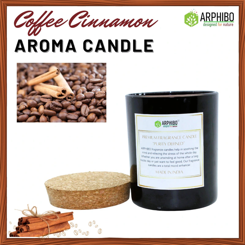 Arphibo Aroma Scented Luxury Glass Jar Candle