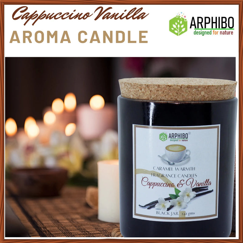Arphibo Aroma Scented Luxury Glass Jar Candle