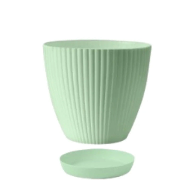 Pearl PVC Pots with Matching Plate