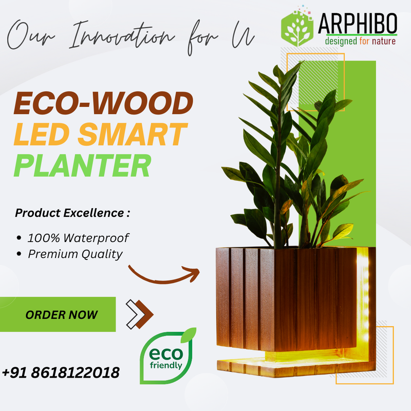 ecowood LED smart planter