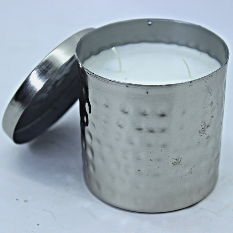 Antique Aroma Candle with Lid | 225g | Luxurious Metal Pot with Exquisite Scents