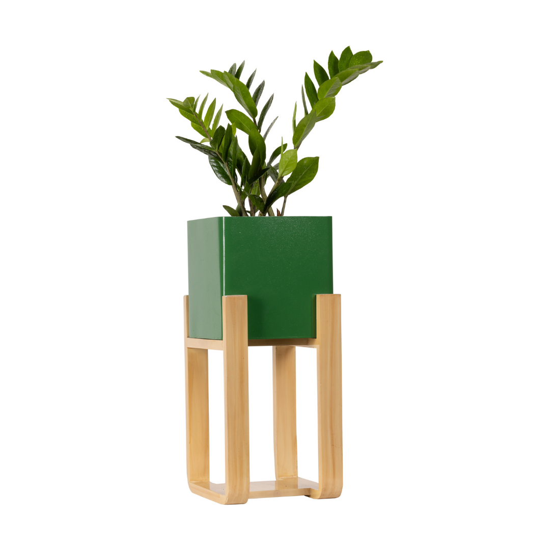 ecowood square smart planter