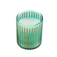 AROME Striped Sunset Glass Jar Scented Candle (Sea Spray and Melon) 250gms