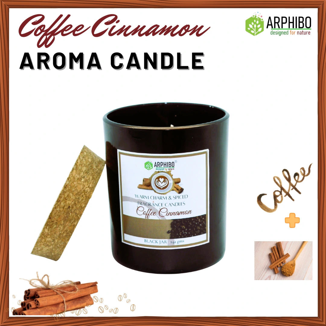 Arphibo Aroma Scented Luxury Glass Jar Candle