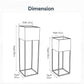 Set of 2 Modern Metal Planters with Stands – Elegant Indoor Plant Holders