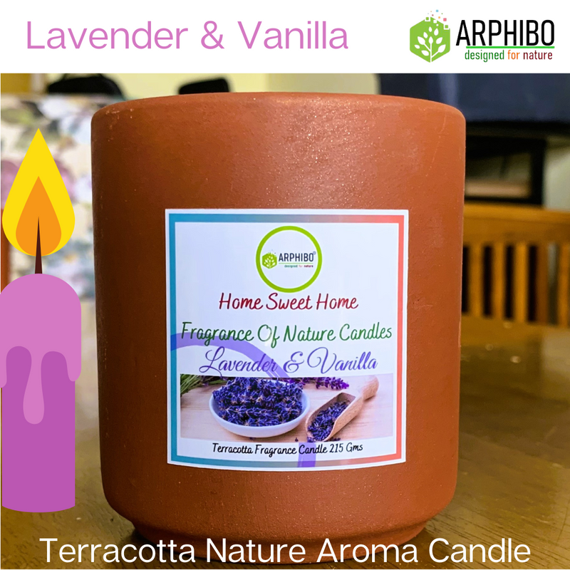 Arphibo Terracotta Clay Pot Aroma Candle