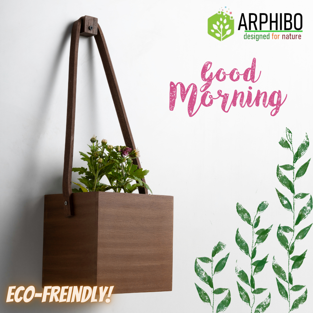 eco-friendly wall hanging planter