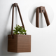 ecowood wall hanging planter