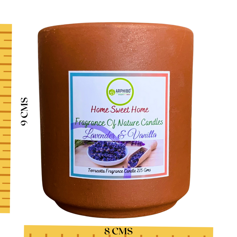 Arphibo Terracotta Clay Pot Aroma Candle