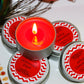 Aroma Candle Set of 4 Tin Pack 30g Each Apple Cinnamon