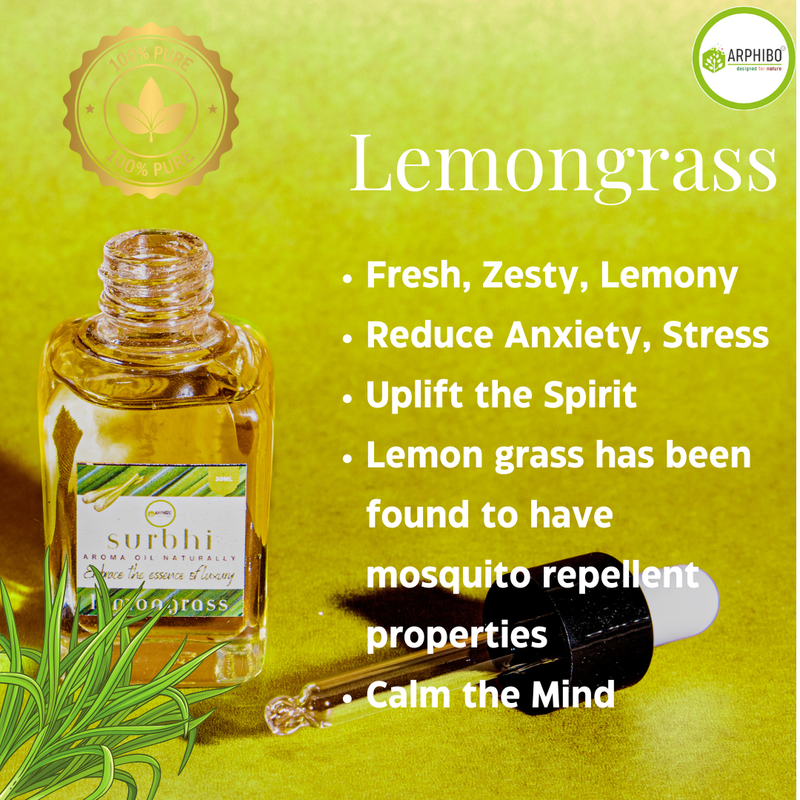 Aroma Oil Premium Surbhi 30ml Lemongrass